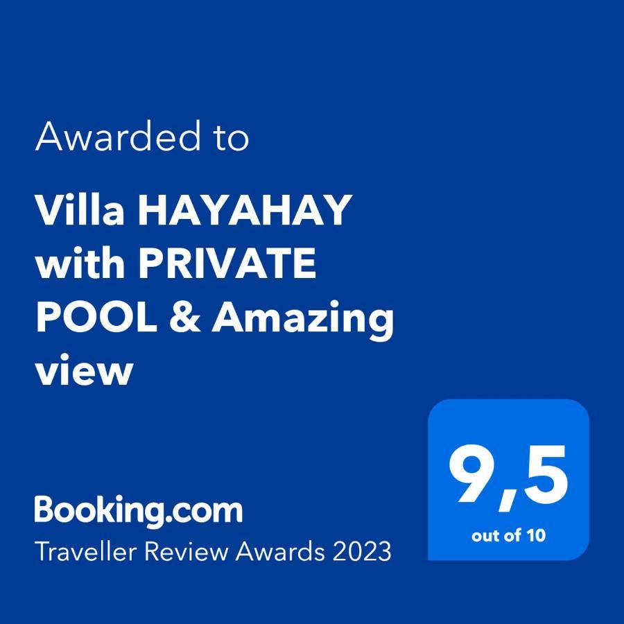Villa Hayahay With Private Pool & Amazing View Calpe Esterno foto