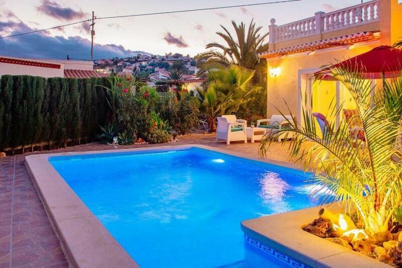 Villa Hayahay With Private Pool & Amazing View Calpe Esterno foto