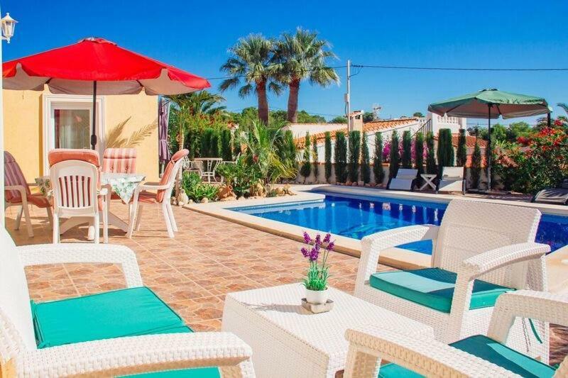 Villa Hayahay With Private Pool & Amazing View Calpe Esterno foto