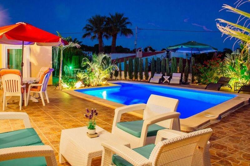 Villa Hayahay With Private Pool & Amazing View Calpe Esterno foto